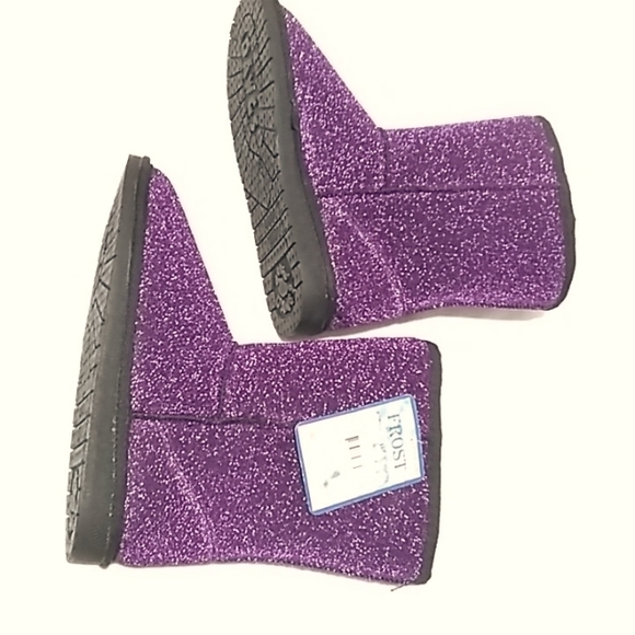 Sheepdawgs Purple Sparkly size 6 frost Aussie style boots 9” - Picture 1 of 8